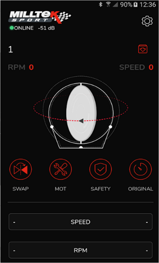 Milltek: sistema di controllo attivo valvola con Bluetooth per Fiesta Mk8 ST 200 cv dal 2018 - f-tech-motorsport-shop